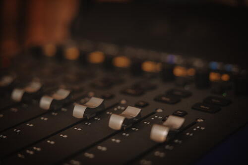 Livestream mixing on a fader controller