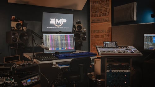 One of our livestream mixing studios One of our livestream mixing studios